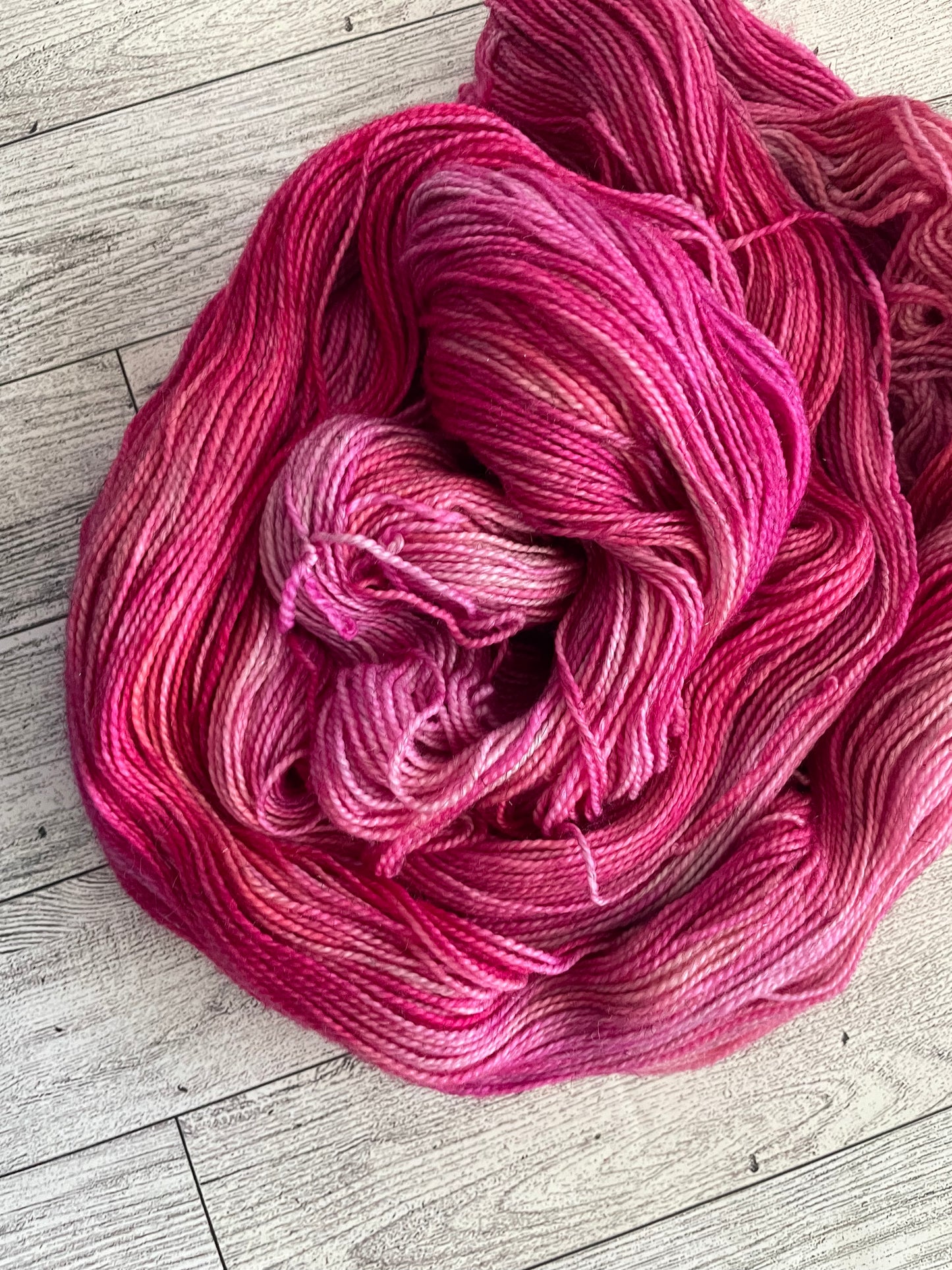 Barbie Car - Glimmer - Hand Dyed Sparkle Yarn
