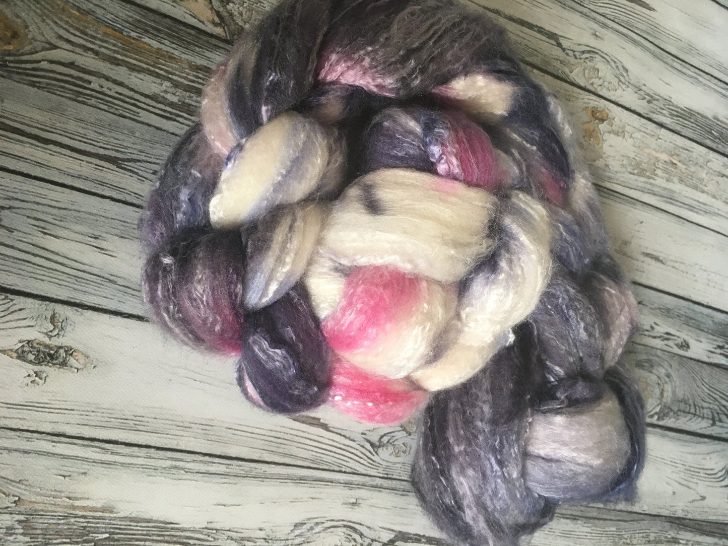 Spinning Fibre | Cosmo | 4 oz Rambouillet/Seacell/Cashmere/ Tussah Silk