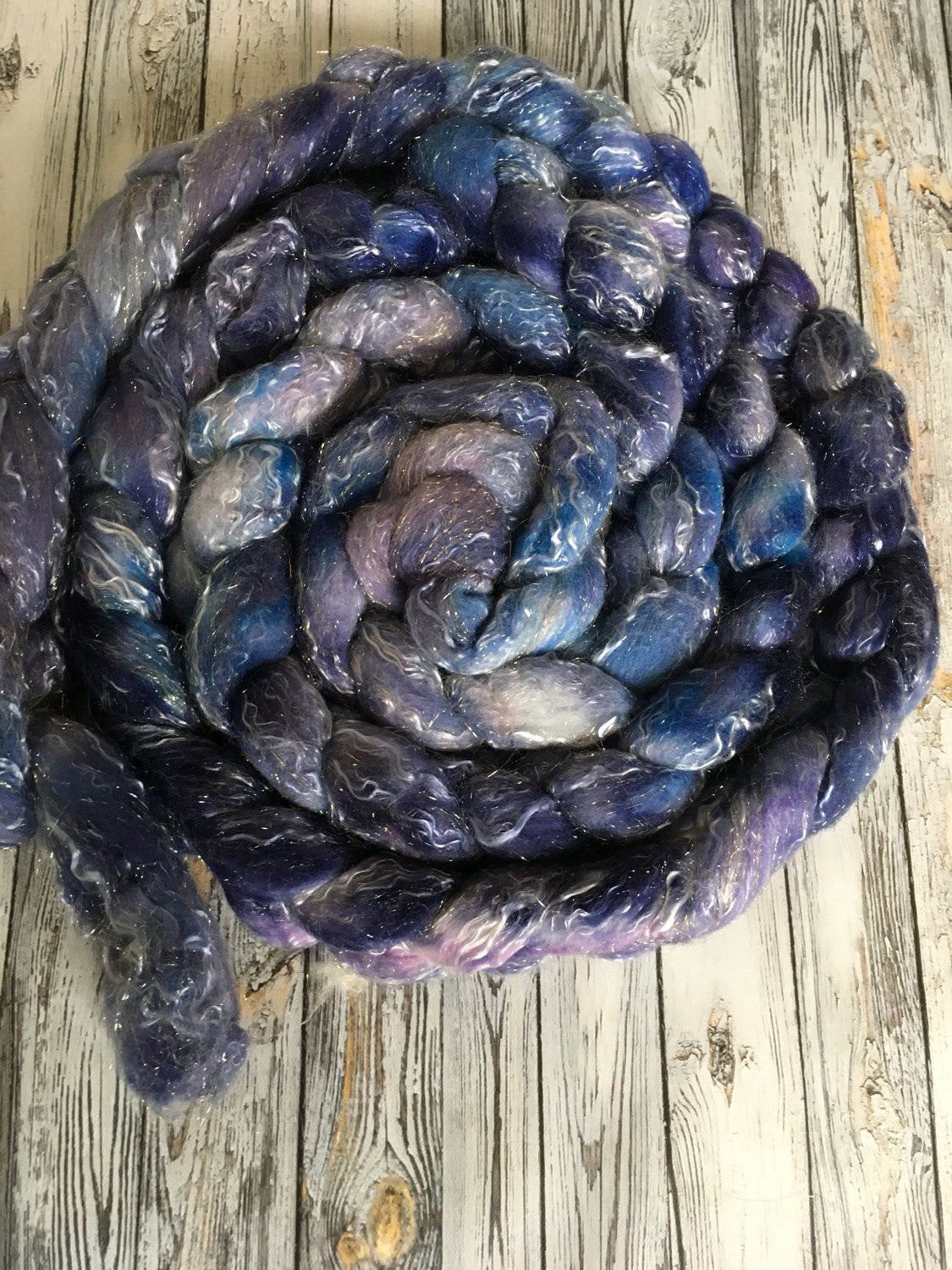 Spinning Fibre | Asterism | 6 oz Rambouillet/Tencel/Sparkle