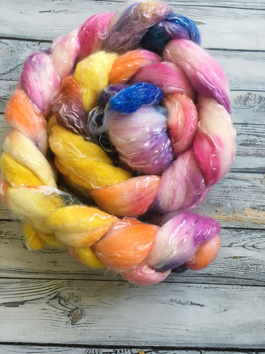 Spinning Fibre | Peepster | 4 oz Rambouillet/Tencel