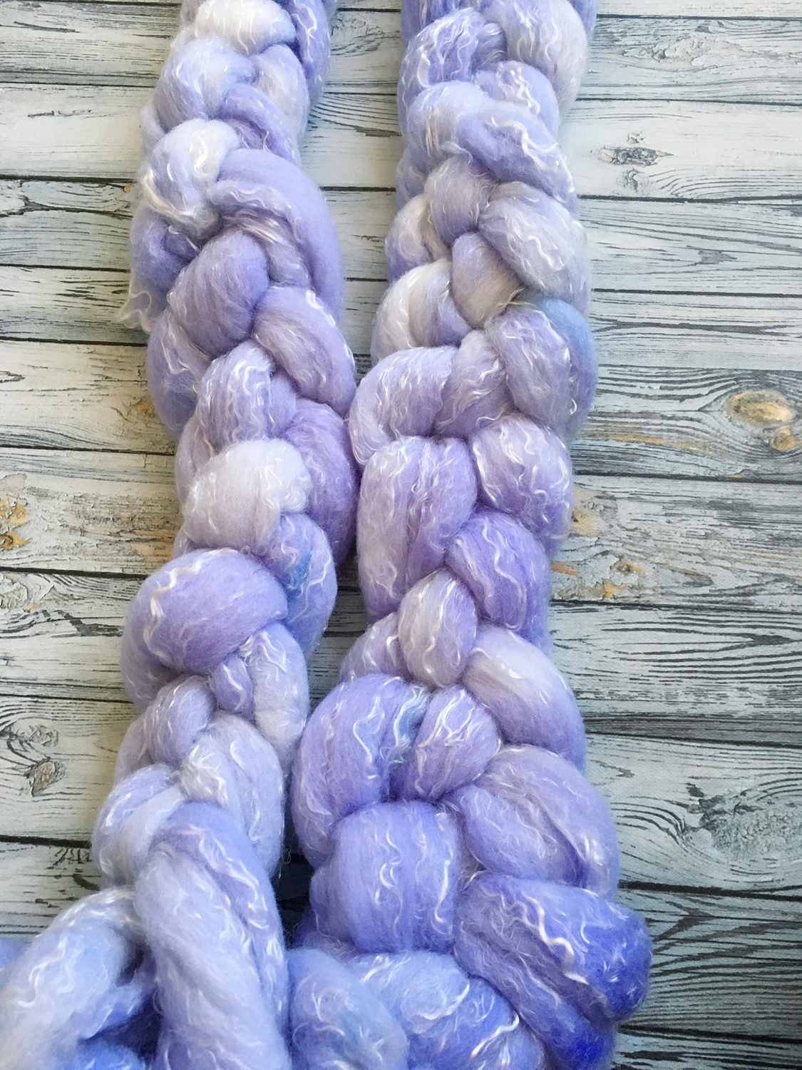 Spinning Fibre | Purple Fiction | 4 oz Rambouillet/Tencel