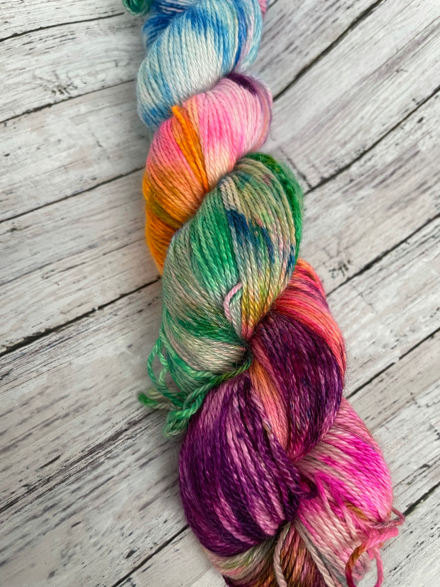 Quibbler - Lappier - Hand Dyed Baby Alpaca Sock Yarn