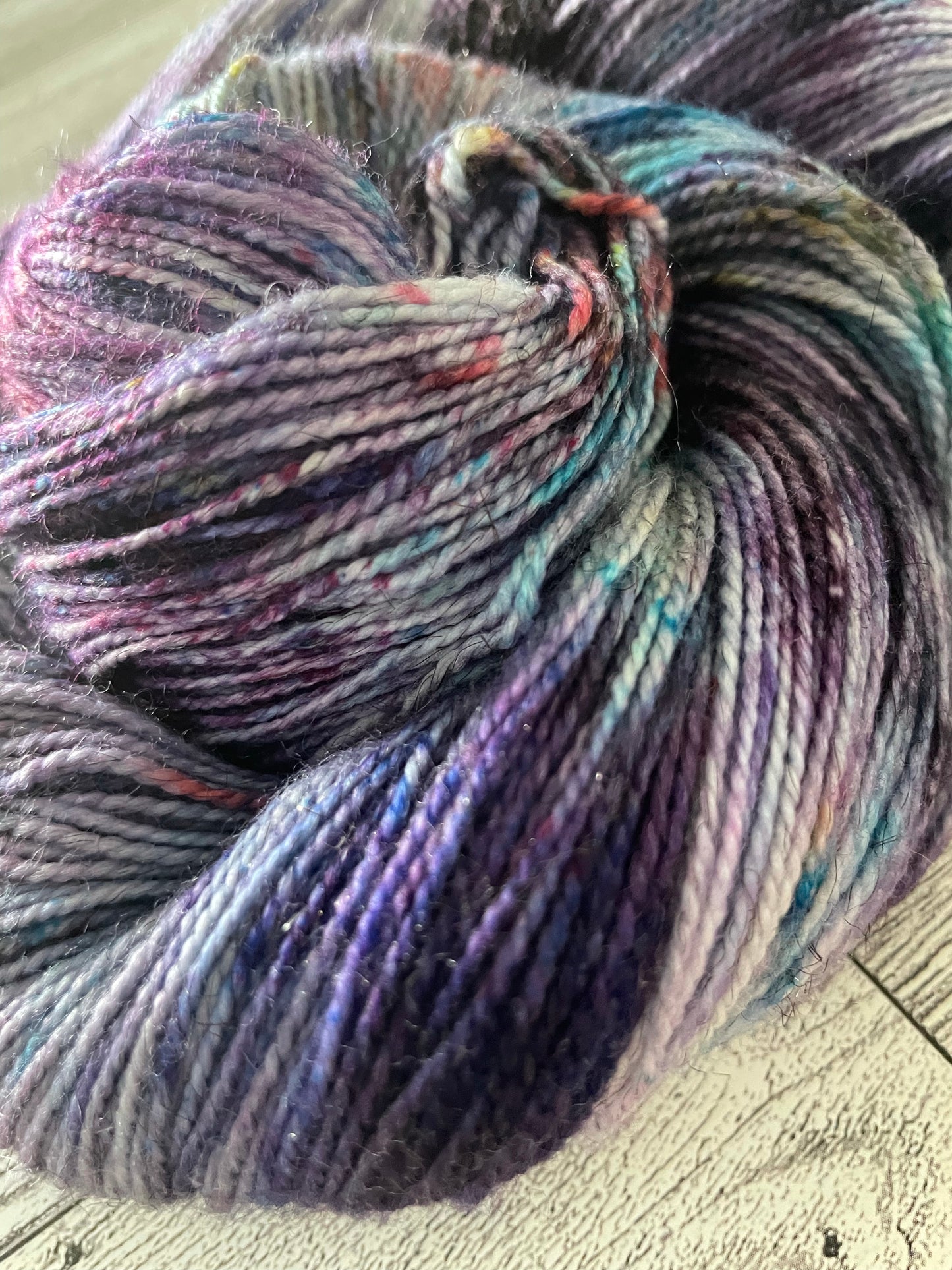 Madam Malkin - Glimmer - Hand Dyed Sparkle Yarn
