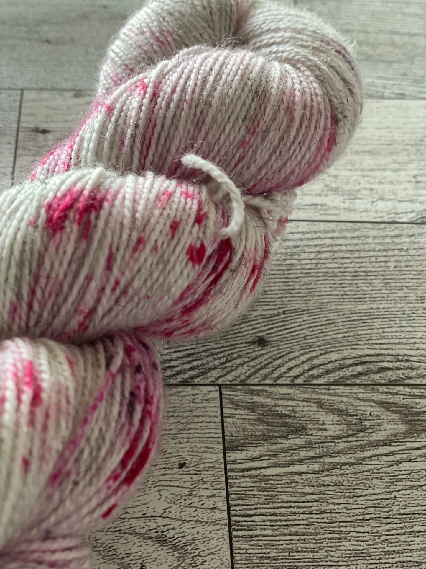 Sugar Plum Fairy - Glimmer - Hand Dyed Sparkle Yarn