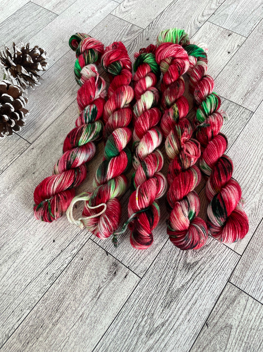 Holidaze - Mini - Hand Dyed Sock Yarn