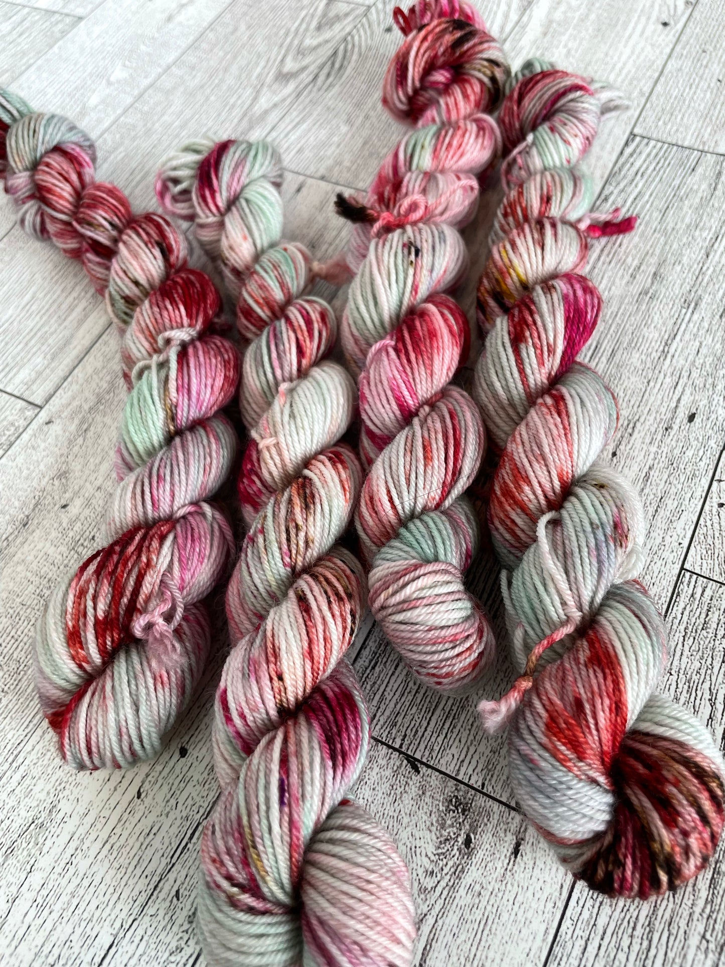 Nutcracker Kisses - Mini - Hand Dyed Sock Yarn