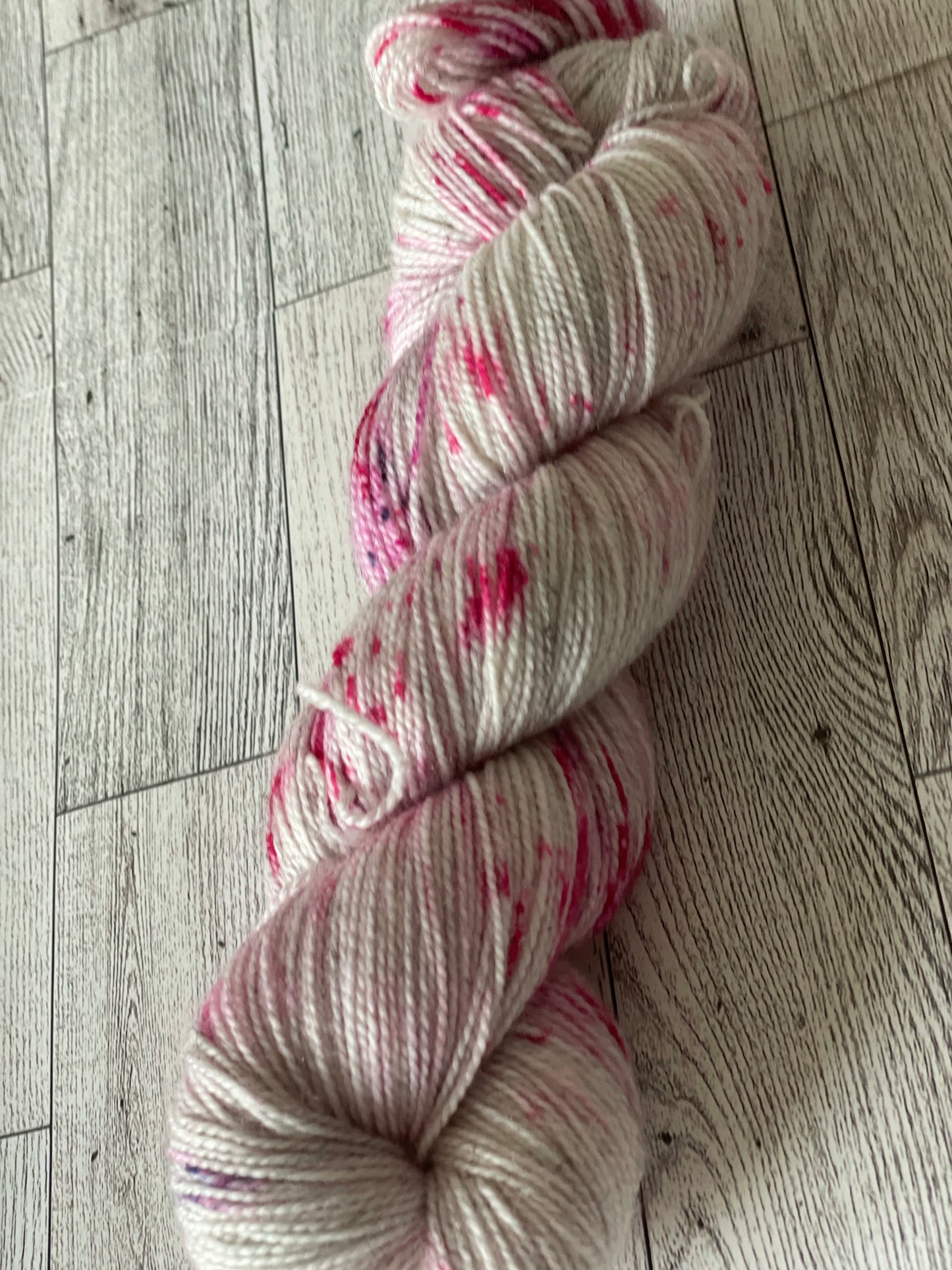 Sugar Plum Fairy - Glimmer - Hand Dyed Sparkle Yarn
