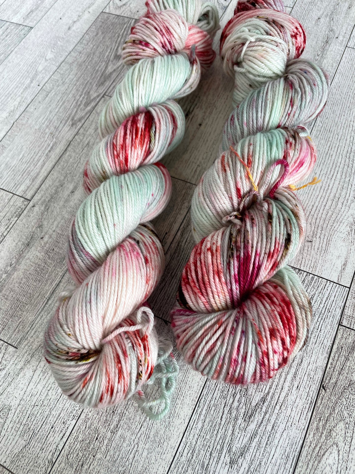Nutcracker Kisses - Drizzy- Hand Dyed DK Yarn