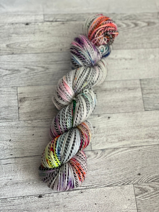 Funfetti Cupcake - Twisted 2 ply - Hand Dyed Sock Yarn