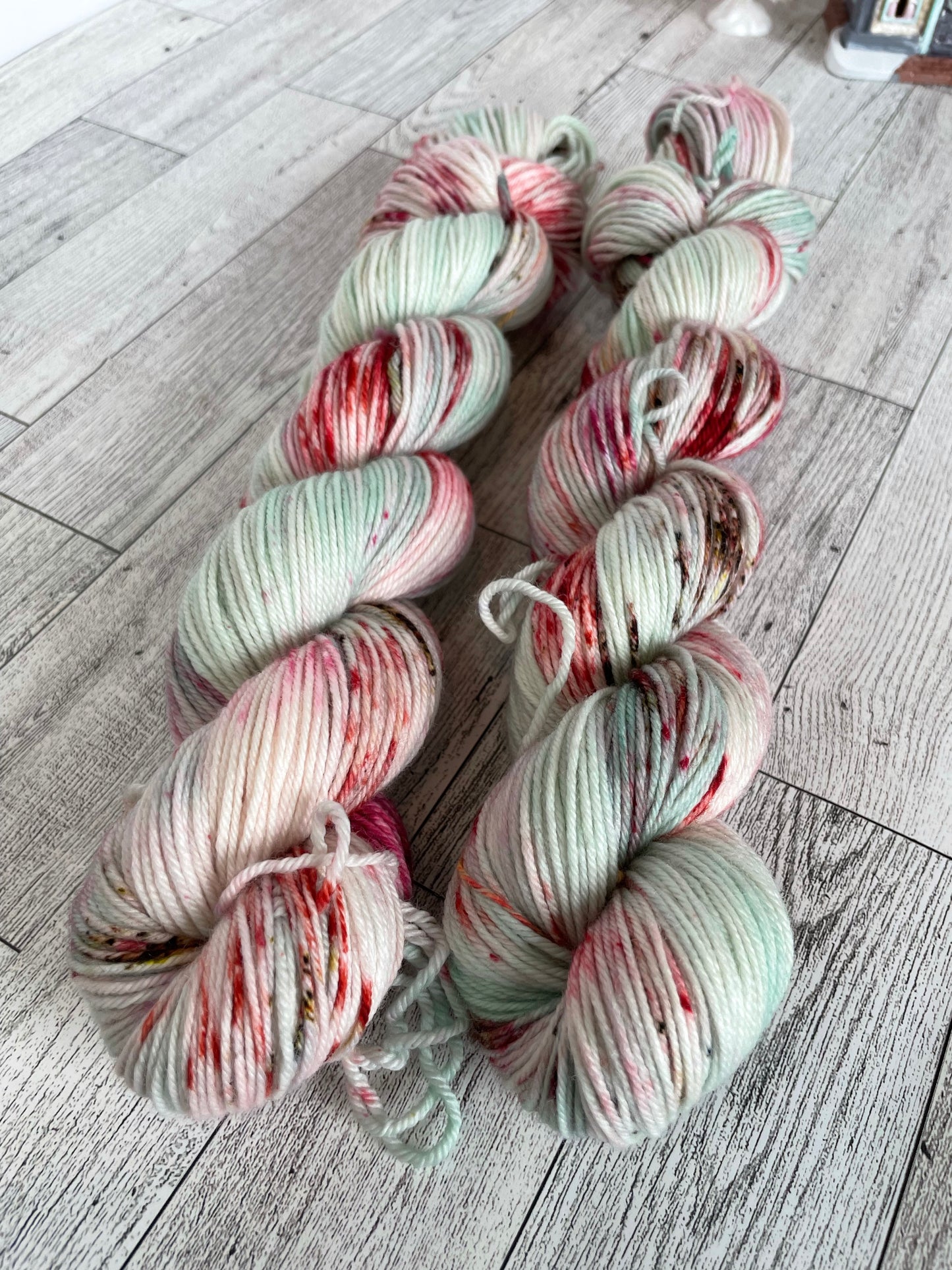 Nutcracker Kisses - Drizzy- Hand Dyed DK Yarn