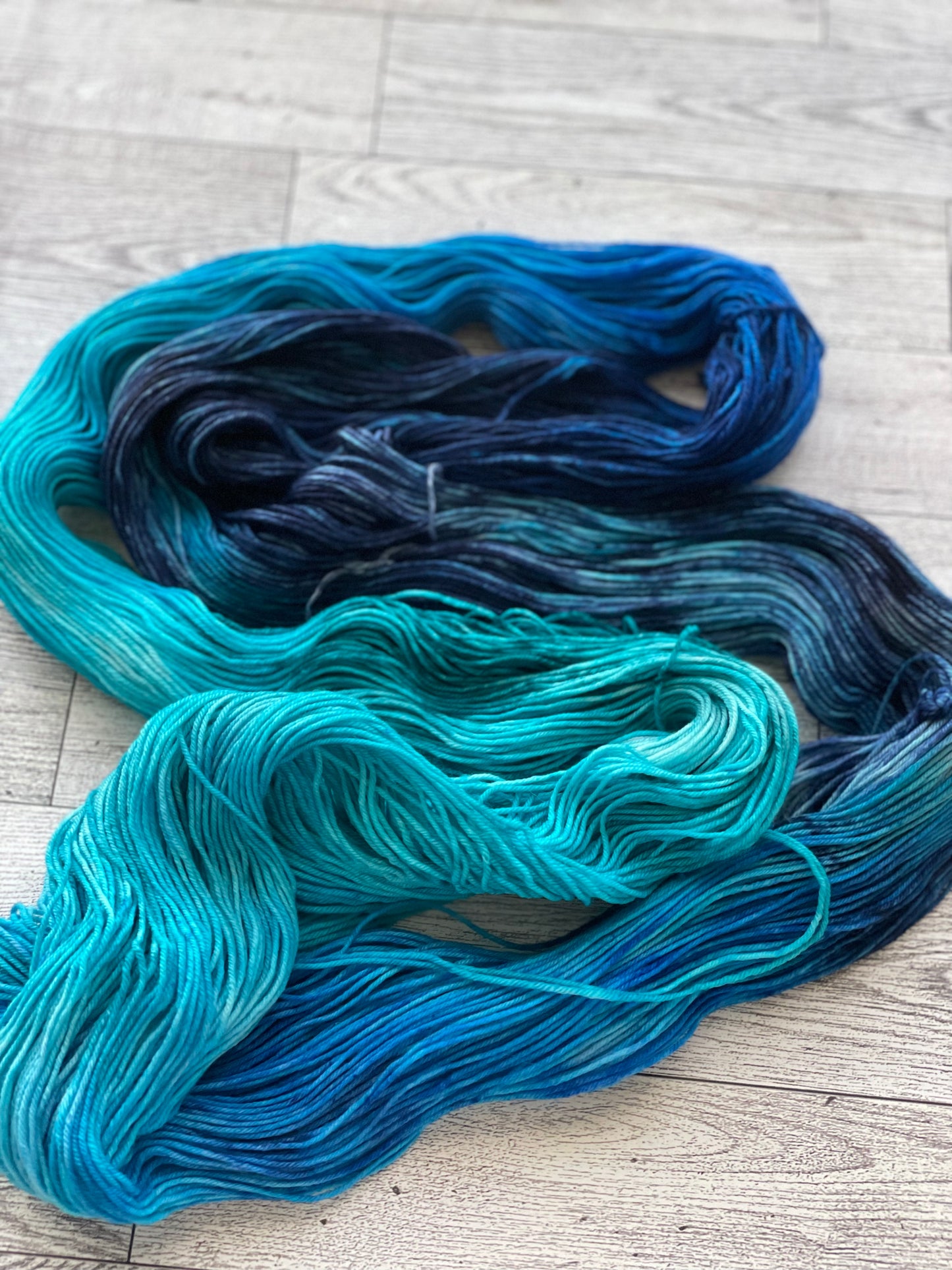 Case of the Blues - Chief - Hand Dyed Sock Yarn