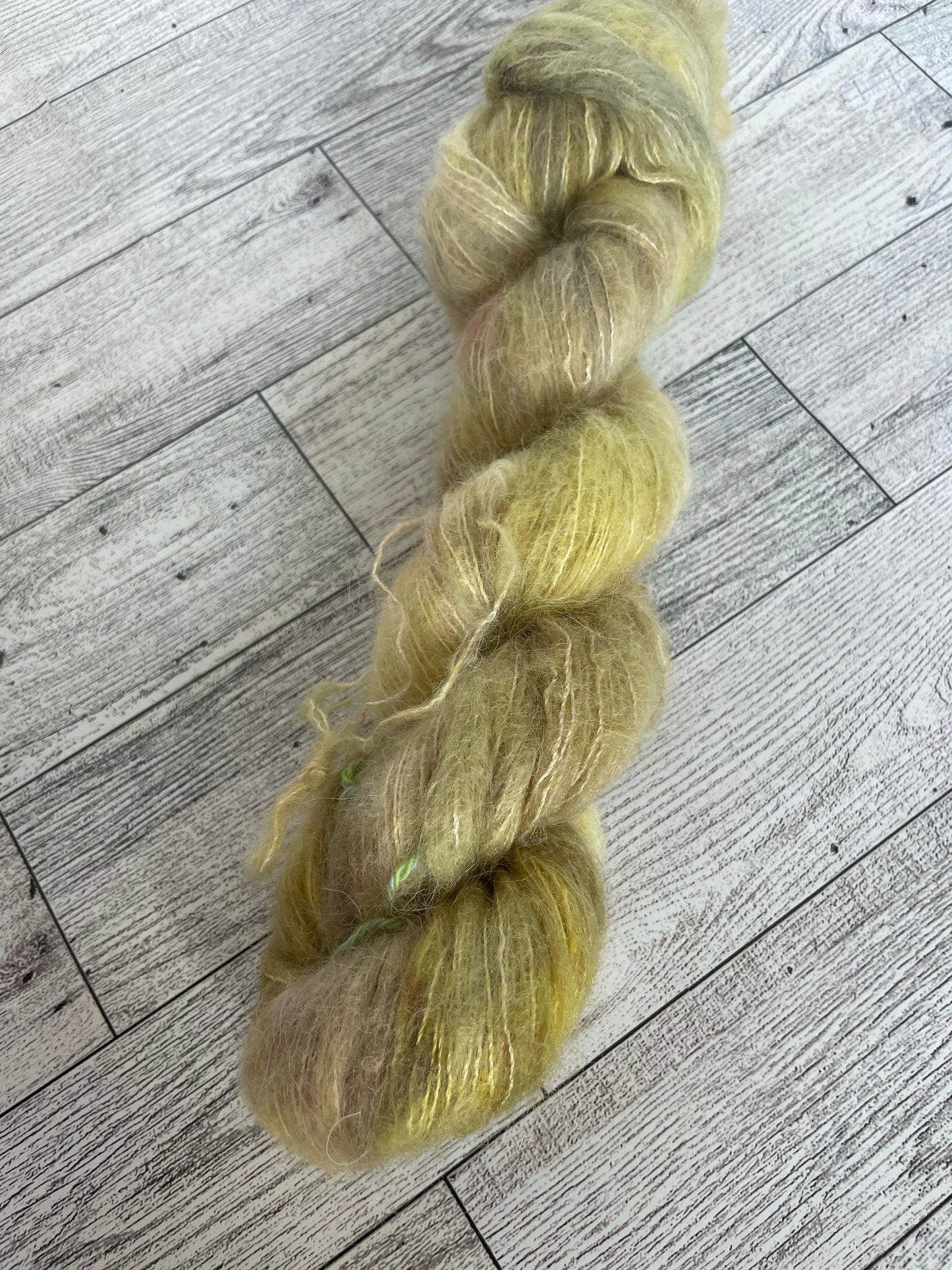 A U Guys - Fluff - Hand Dyed Lace Suri Alpaca Yarn