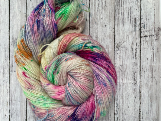 Don't Stop Believing - Lappier - Hand Dyed Baby Alpaca Sock Yarn