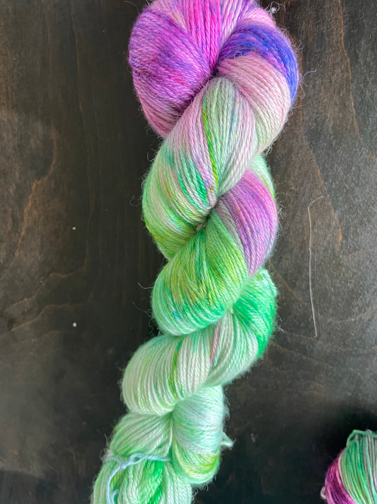 Deja Vu - Lappier - Hand Dyed Baby Alpaca Sock Yarn