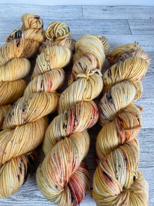 Mabel - Drizzy- Hand Dyed DK Yarn