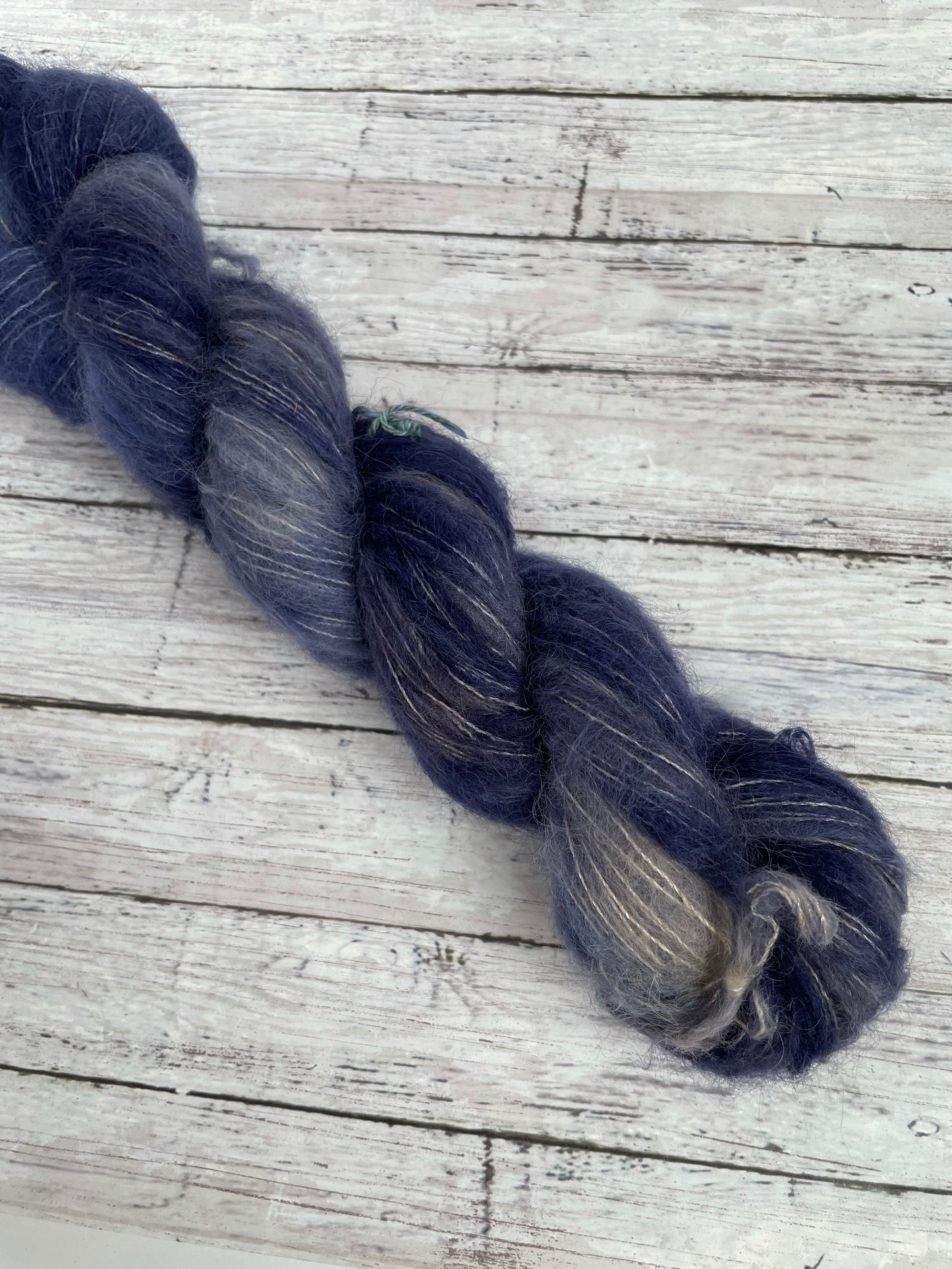 Regal - Fluff - Hand Dyed Lace Suri Alpaca Yarn