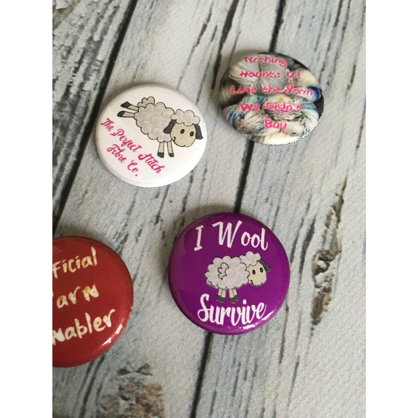 Knitting Buttons | Set of 5 Buttons | Knitting fun