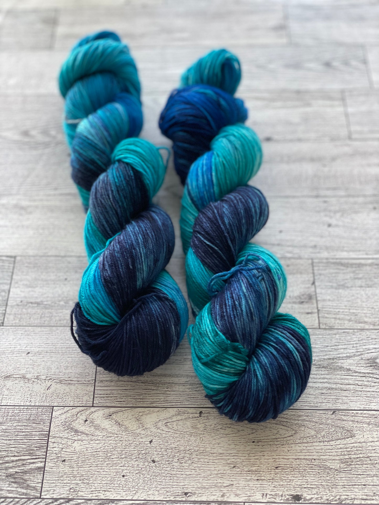 Case of the Blues - Chief - Hand Dyed Sock Yarn