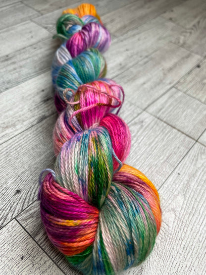Quibbler - Lappier - Hand Dyed Baby Alpaca Sock Yarn