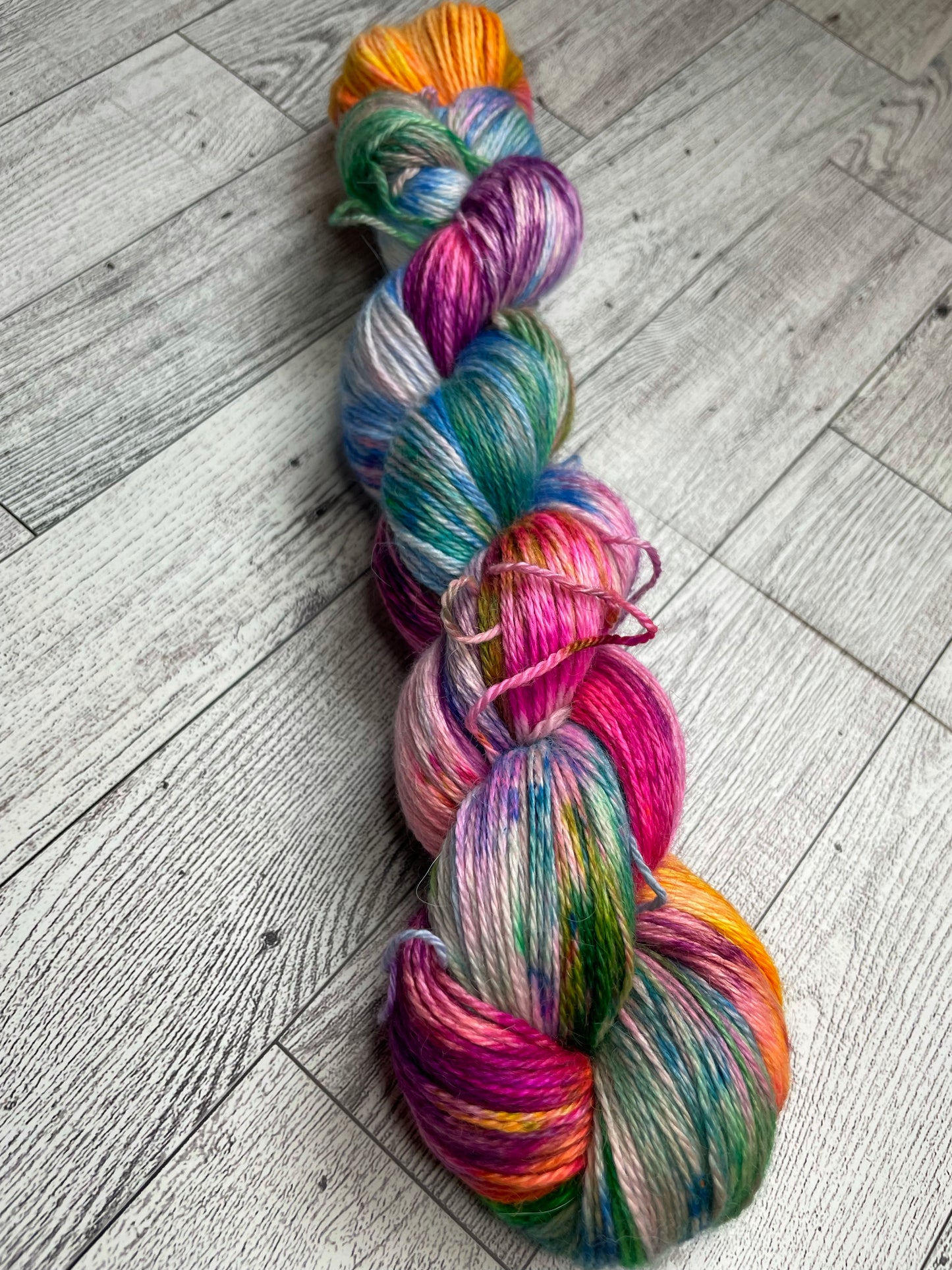 Quibbler - Lappier - Hand Dyed Baby Alpaca Sock Yarn