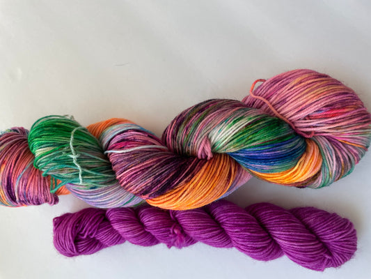 Quibbler and Radiant Orchid Sock Set